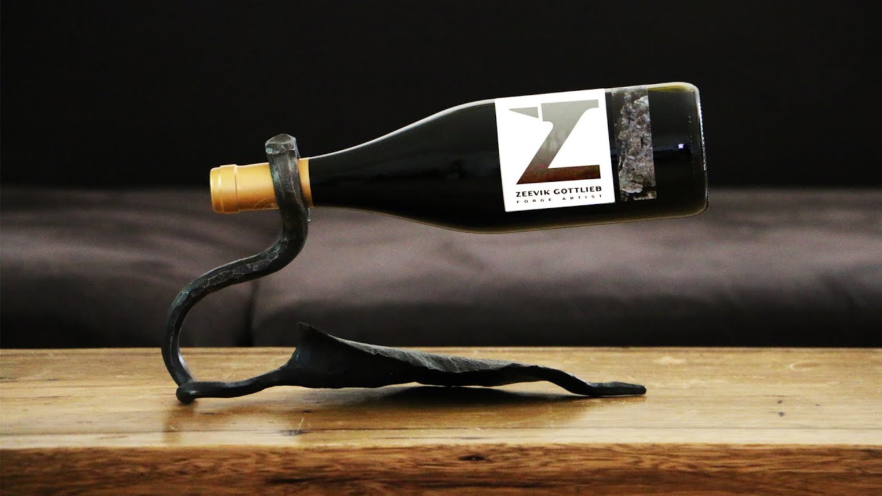 Making a balanced wine bottle holder