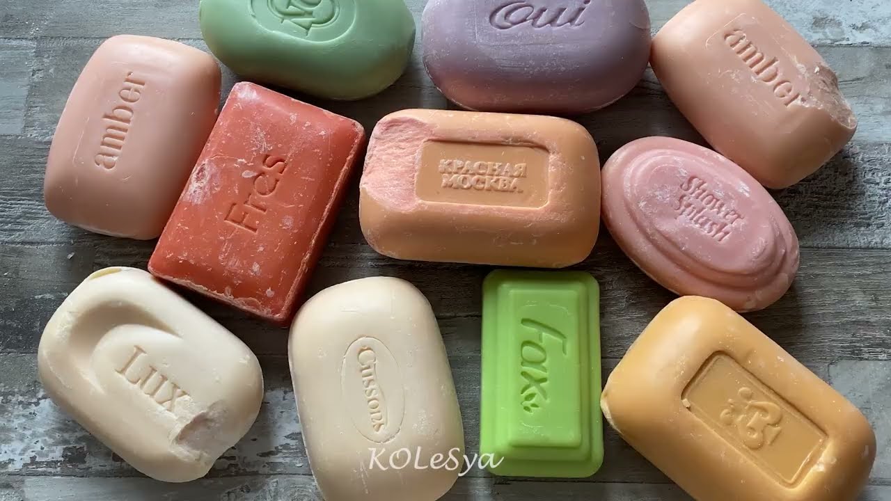 ASMR | Vintage soap | Video collection | Soap cutting