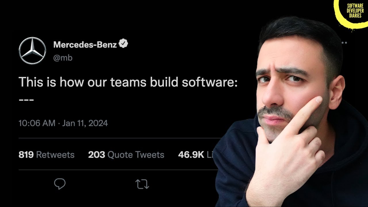 How are software teams organized in large companies?