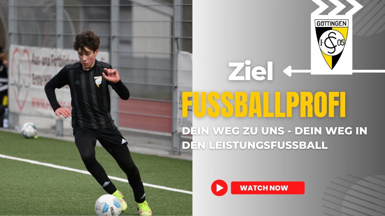 Werde Mitglied unserer 05-Familie - Dein Einstieg in den Leistungsfußball beim 1.SC Göttingen 05
