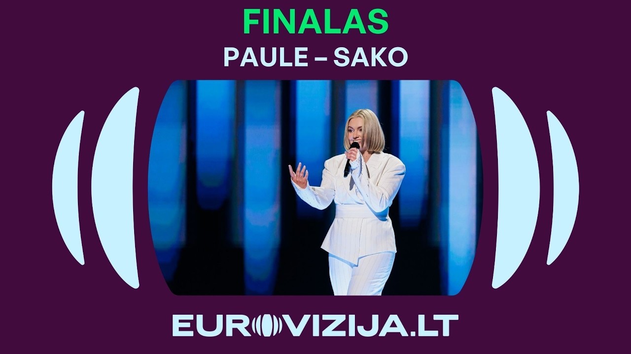 EUROVIZIJA.LT | Paule – „Sako“