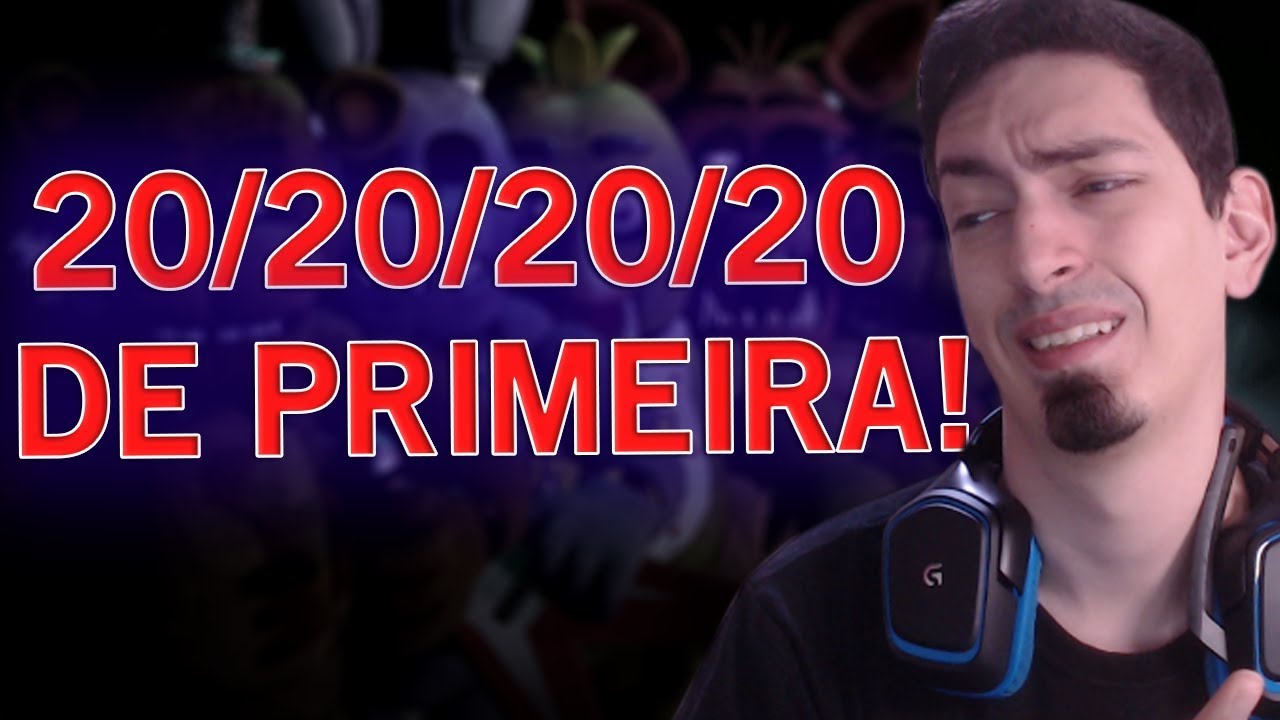 FIZ O MODO 20/20/20/20 DO FNAF 1 DE PRIMEIRA ??!! - MRGUINAS