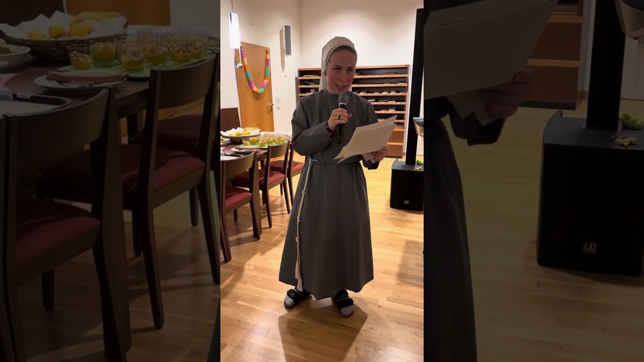Was man in einem Jahr Noviziat alles lernen kann - eine Büttenrede von Sr. M. Clarita 🥳😇😂❤️
