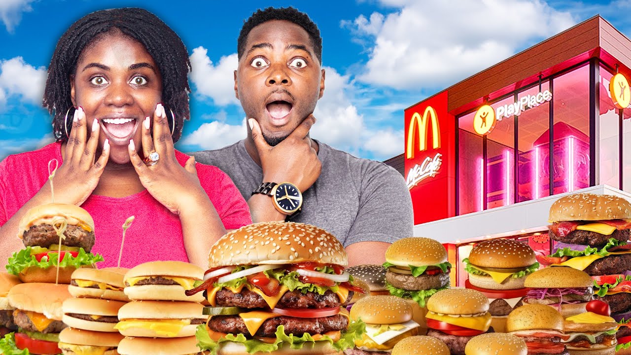 TRYING AND RANKING EVERY FAST FOOD BURGER!!