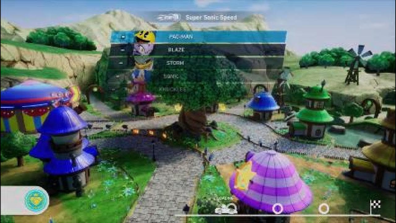 Sonic Racing: CrossWorlds  All 4 Ghost And Pac-Man