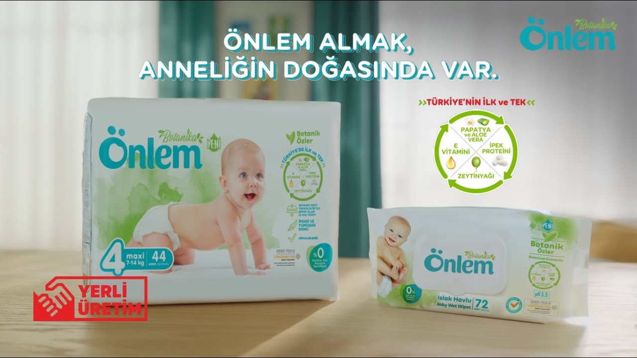T&uuml;rkiye&rsquo;nin ilk ve tek Oekotex Belgeli Bebek Bezi, &Ouml;nlem Botanika