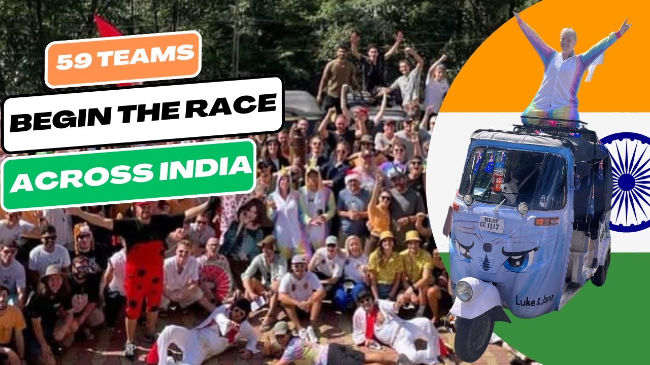 We officially begin Day 1 in our Tuktuk - Rickshaw Run 2023
