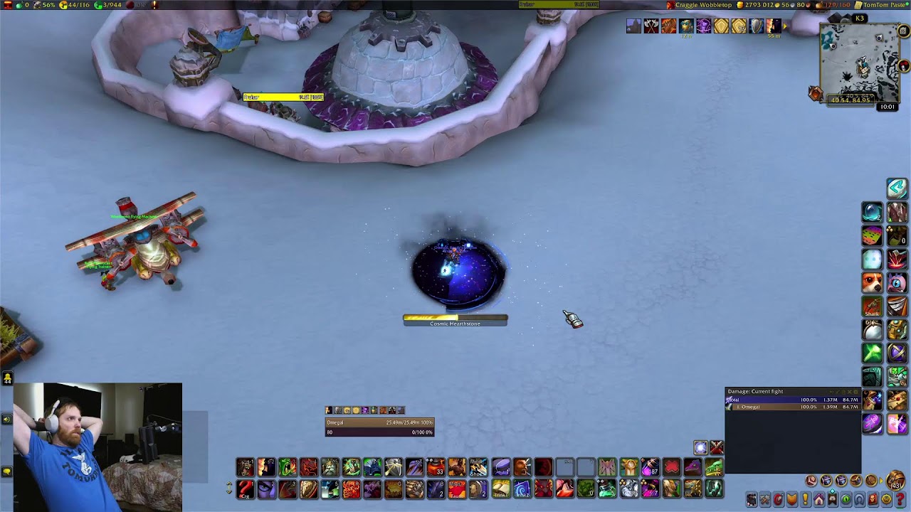 WoW War Within Loose ends. Testing new internet