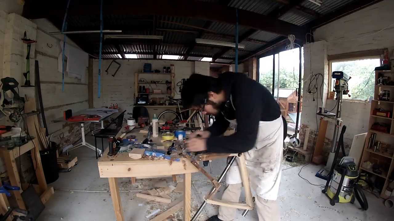Craftsman Chin: Building a Wooden Bicycle - Timelapse