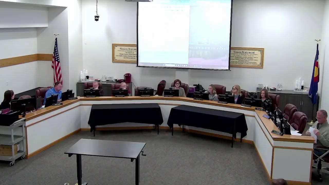 Morgan County School District Board Meeting March 2nd, 2026