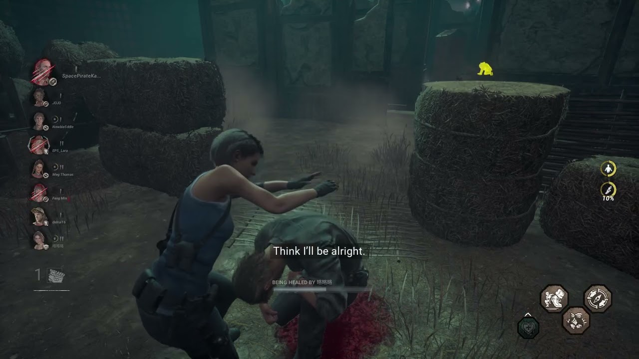 Playing Scout in DBD 2v8 as Rick Grimes | Pure Survivor Teamplay
