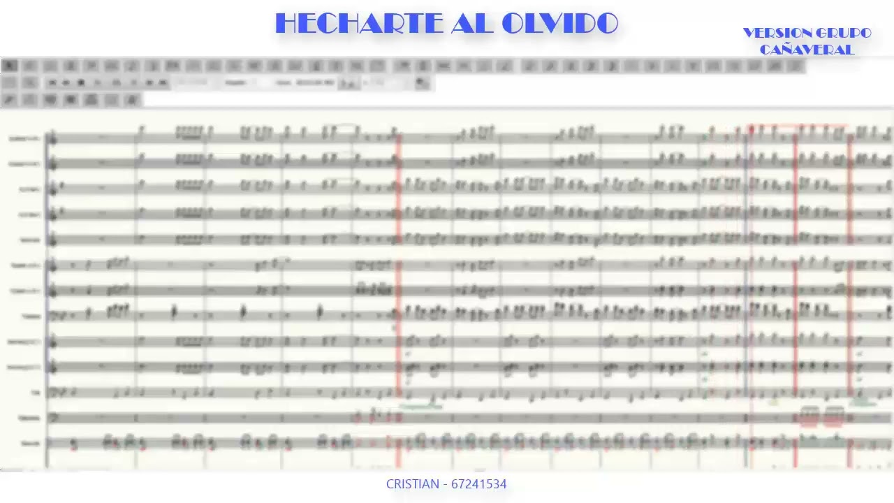 PARTITURA HECHARTE AL OLVIDO