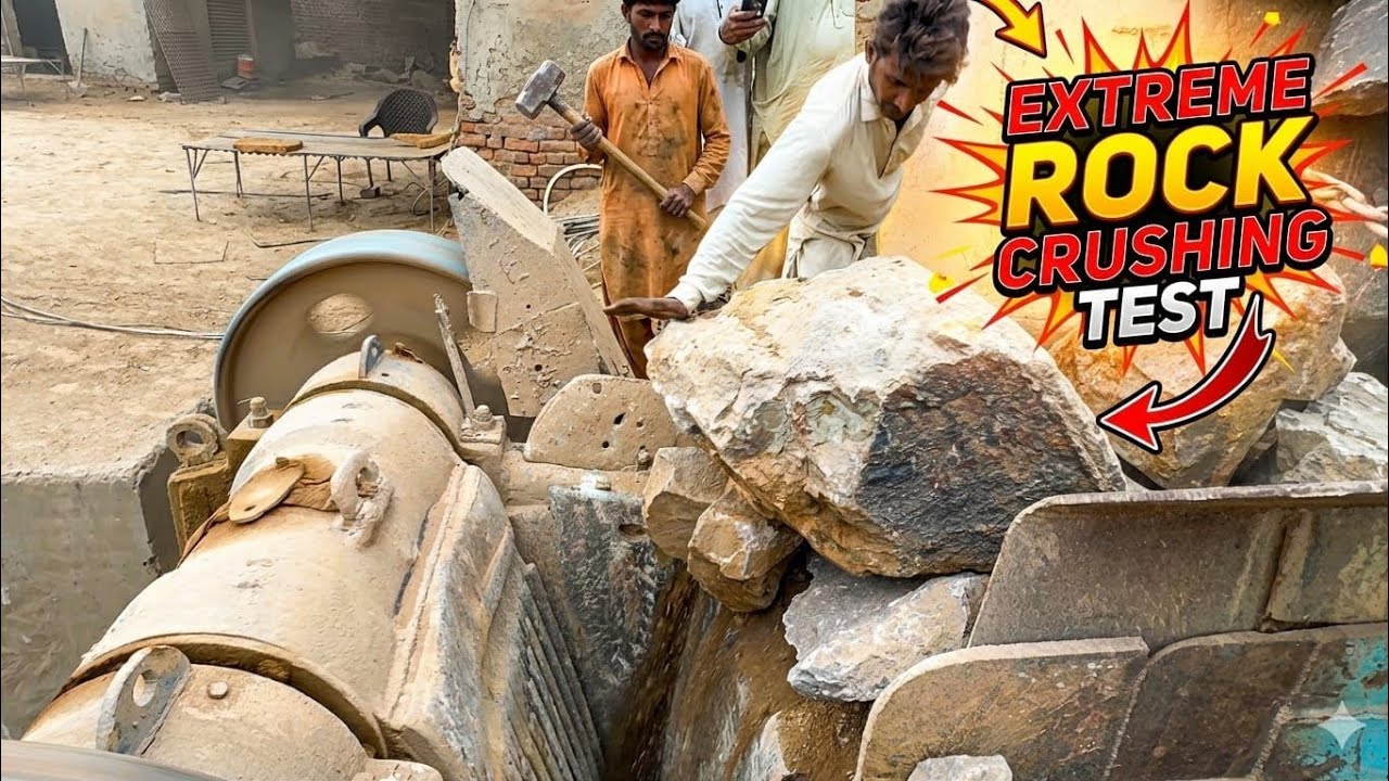 EXTREME Rock Crusher Machine for Construction &mdash; Heavy Equipment Crushing Process