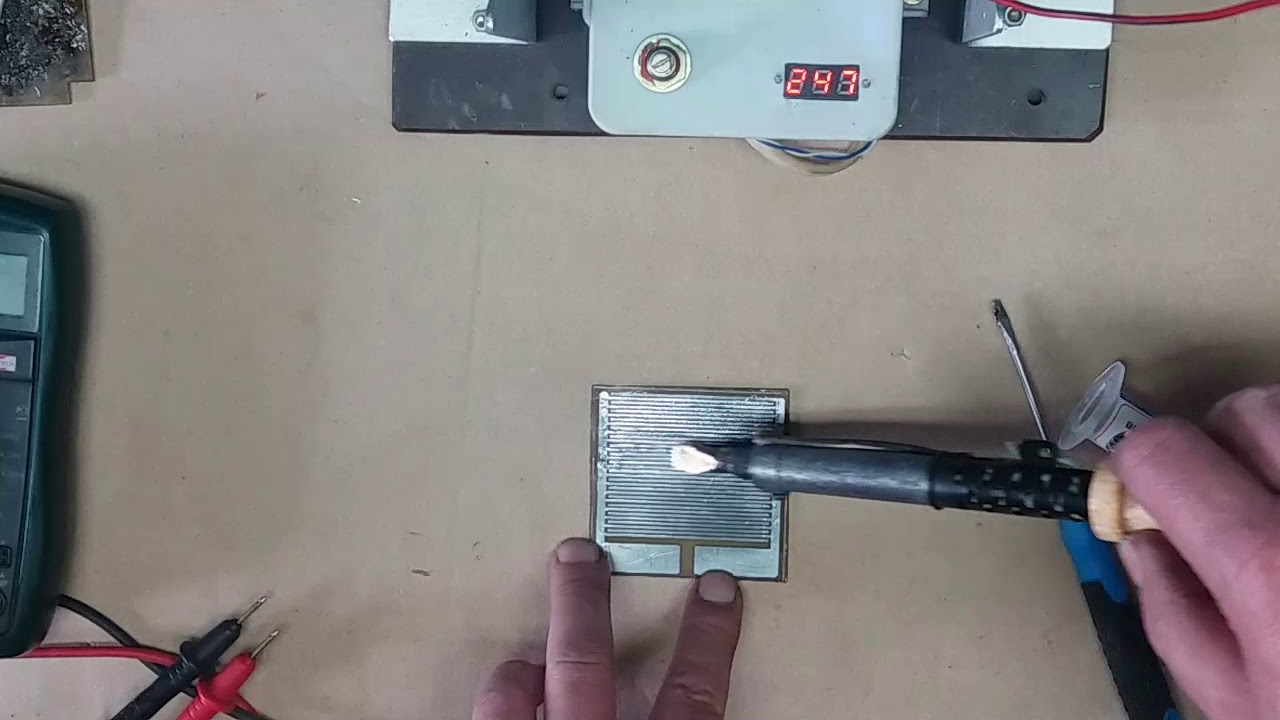 Простой тест на электропроводность флюса KINGBO