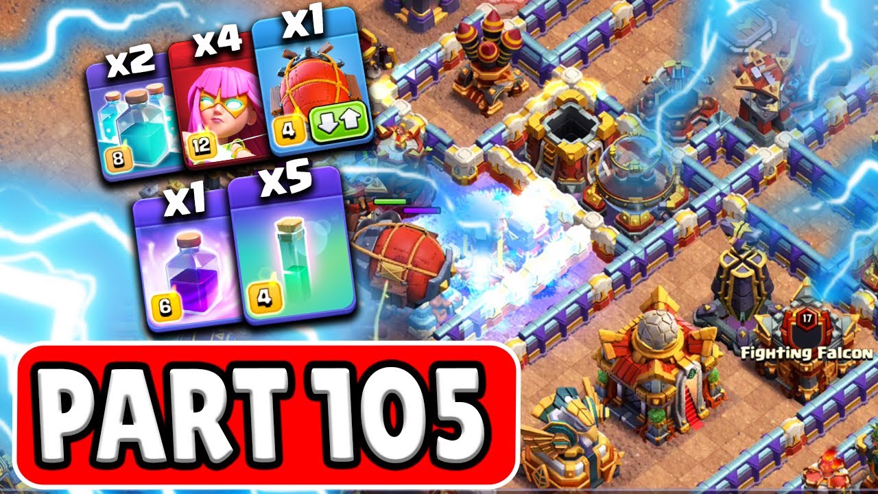 Clan War | Dragon Super Archer Clone Blimp Attacks | Part 105 | Loon Dragon Rider | Invisible | 4K