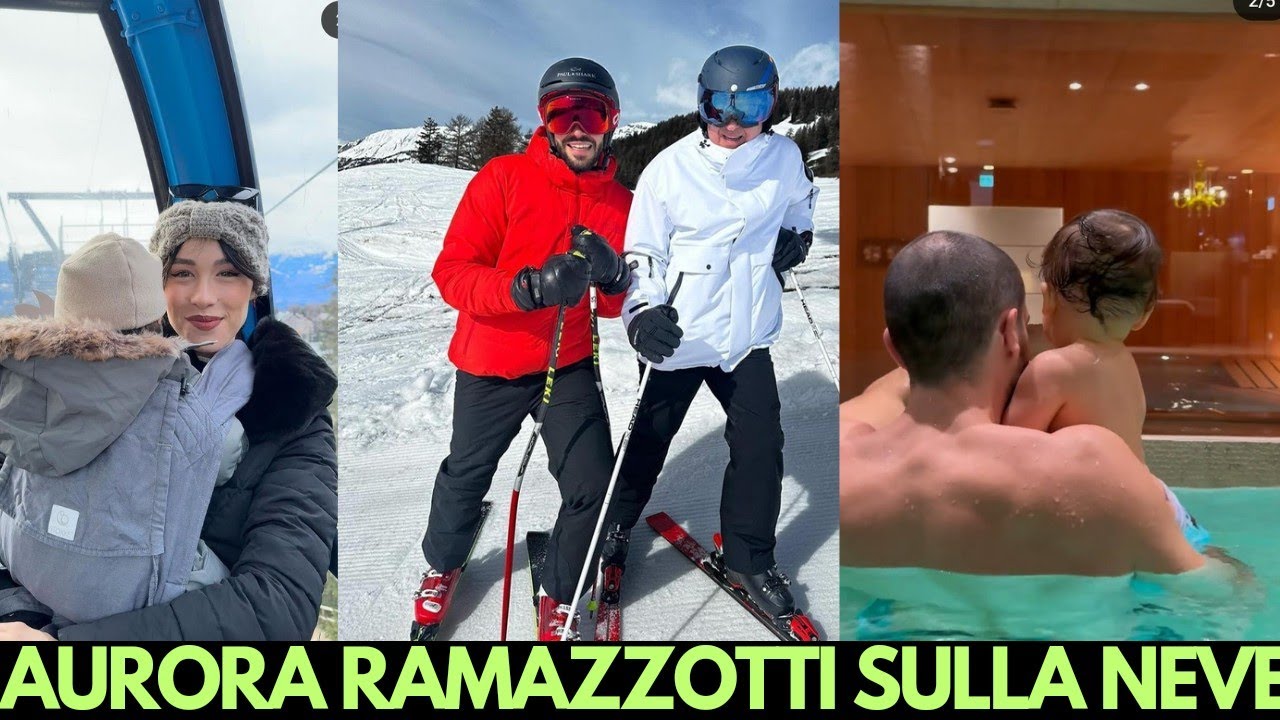 AURORA RAMAZZOTTI e GOFFREDO portano Cesare in sauna. Continua il weekend sulla neve