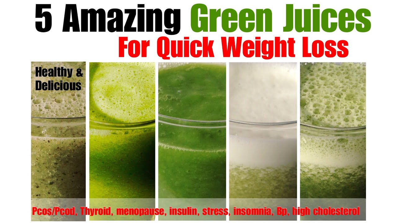 5 Green Juices Recipes | Weight Loss| How to make Moringa, Lauki, cucumber, spinach juice| In Hindi
