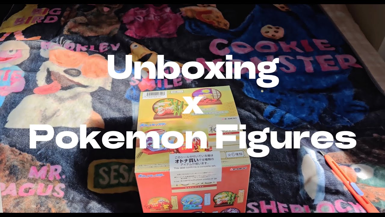 ✨ Unboxing (forgotten 🫣) Pokemon Figures (also kind of #asmr )