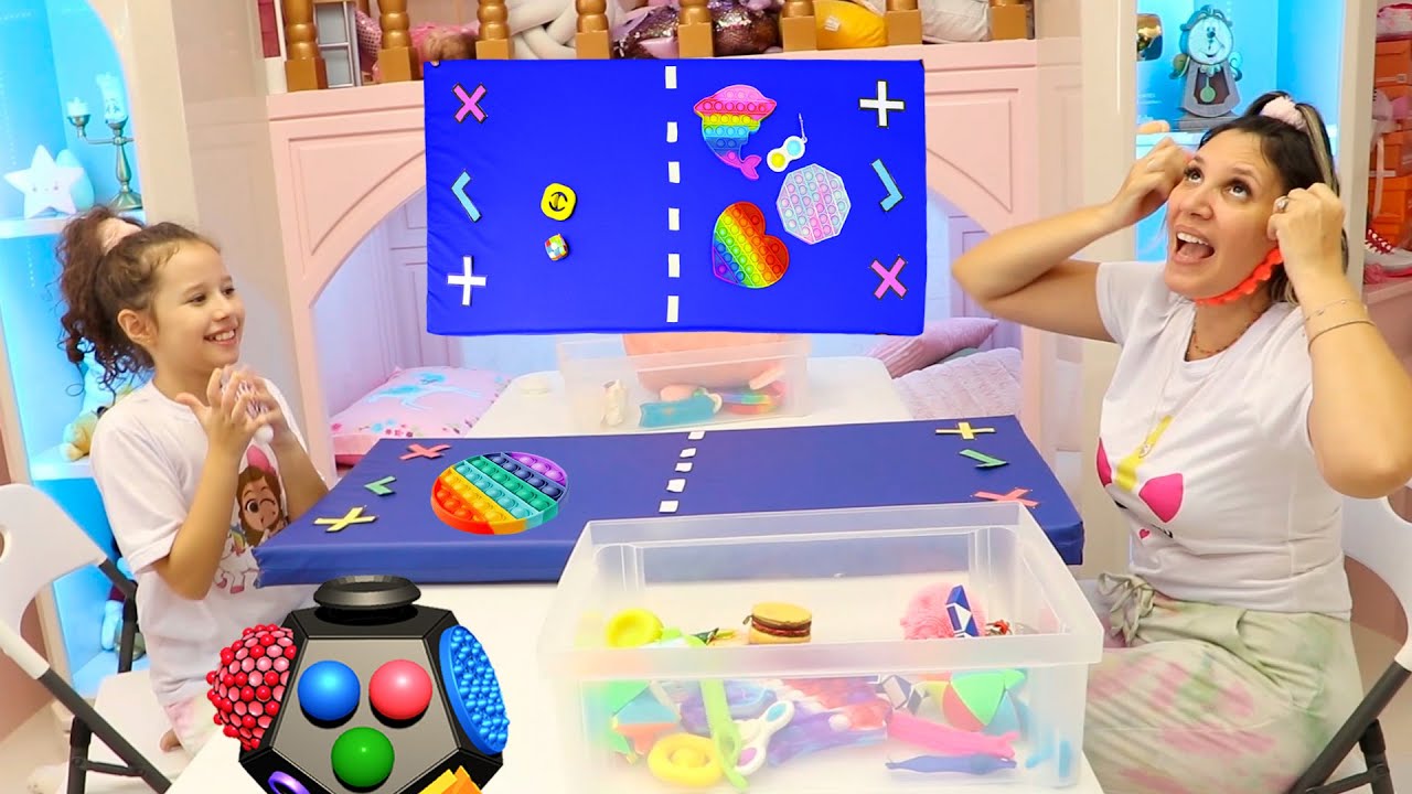 TROCA DE FIDGET TOYS  | Erlania e Valentina Pontes