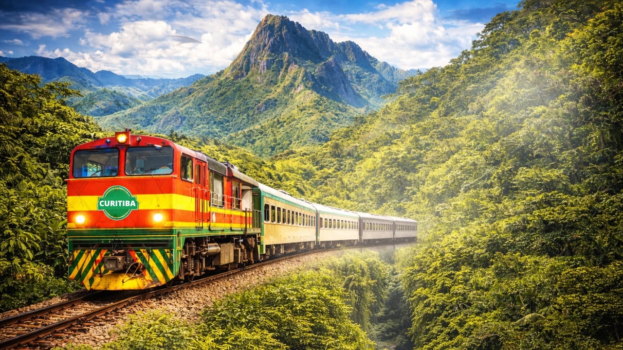 O TREM MAIS ÉPICO DO BRASIL CURITIBA MORRETES É SURREAL