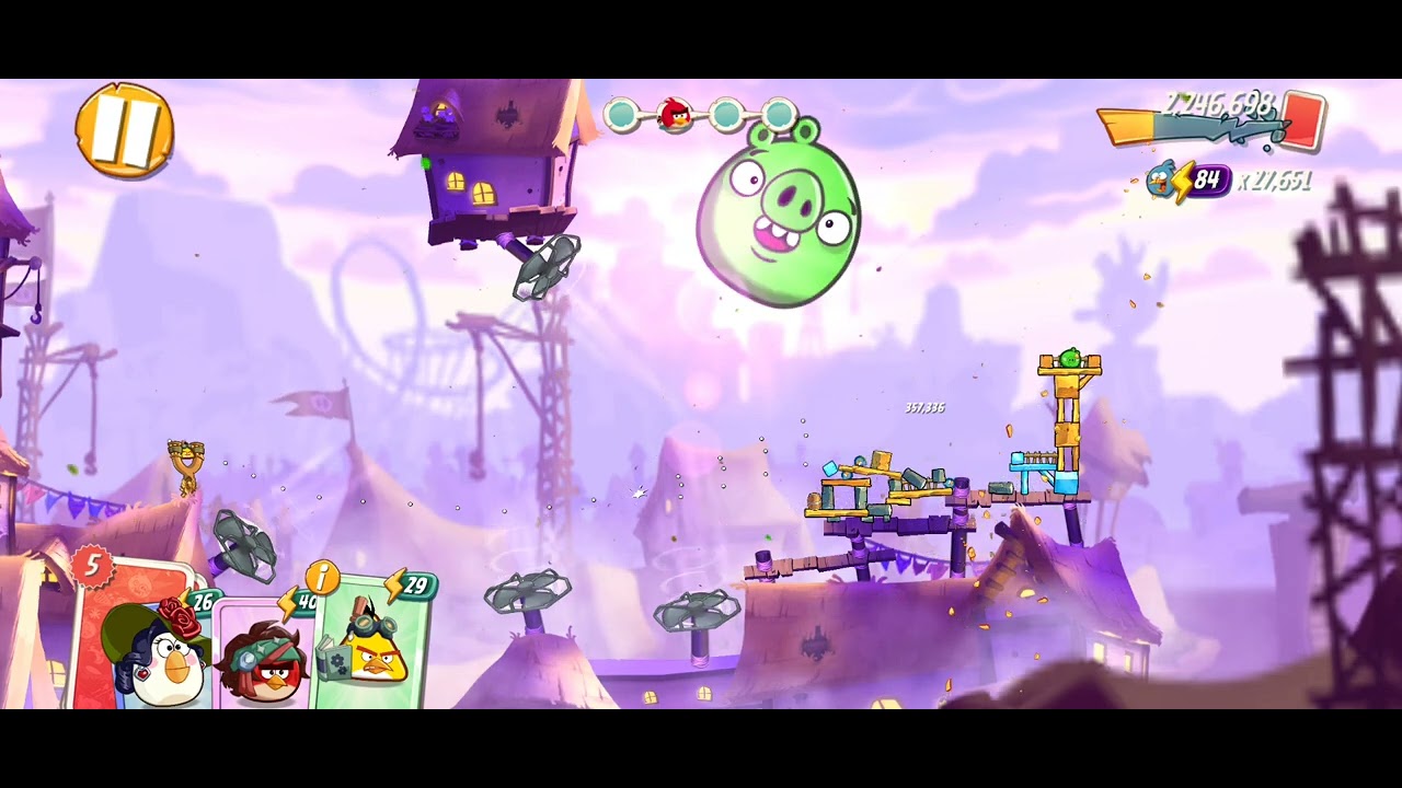 Angry Birds 2 - Level 117 Win
