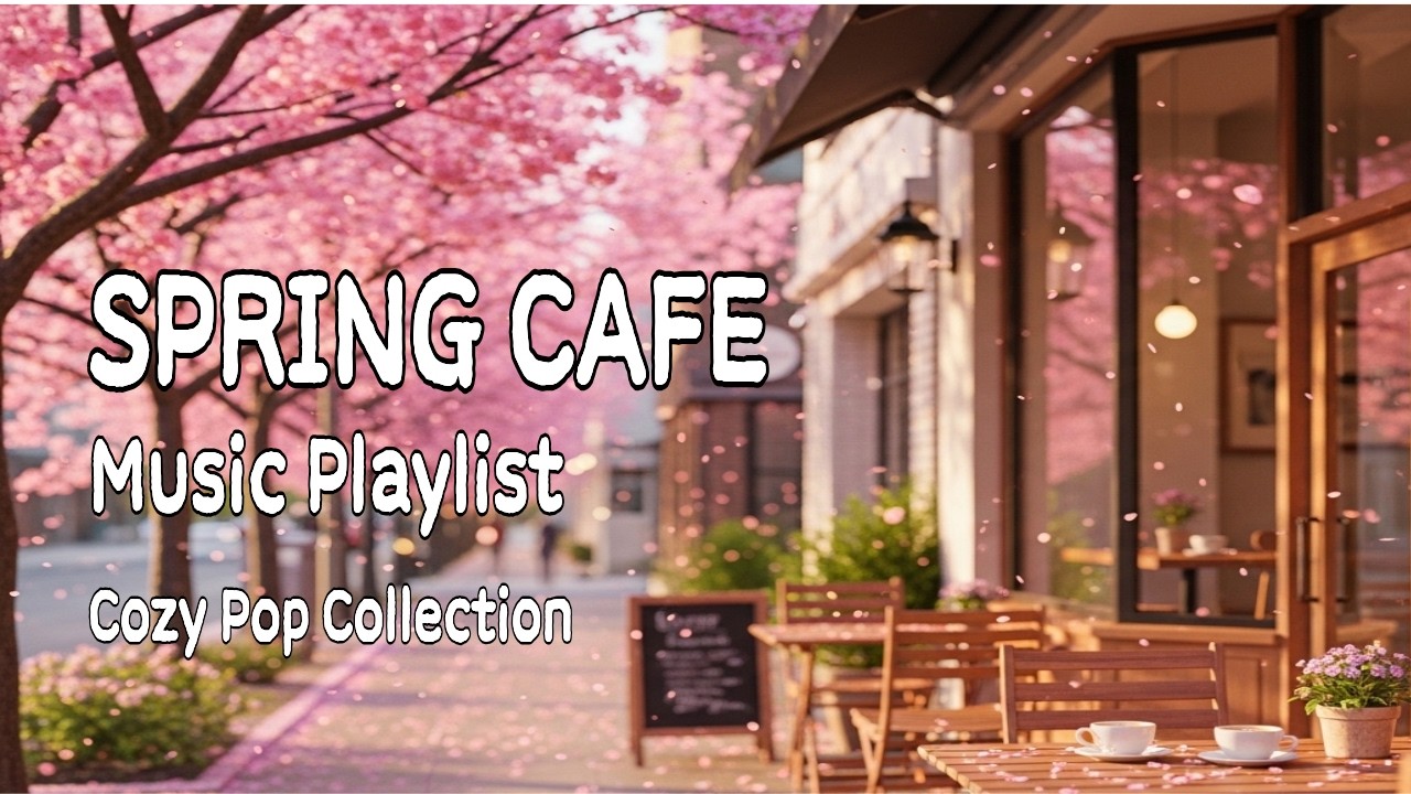 Spring Cafe Music Playlist 🌸 Cozy Pop for Study & Work
