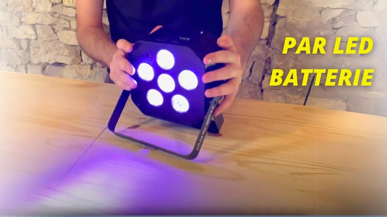 Nouveaux Par Led sur batterie : Unboxing EZLink Par Q6BT ILS Chauvet DJ
