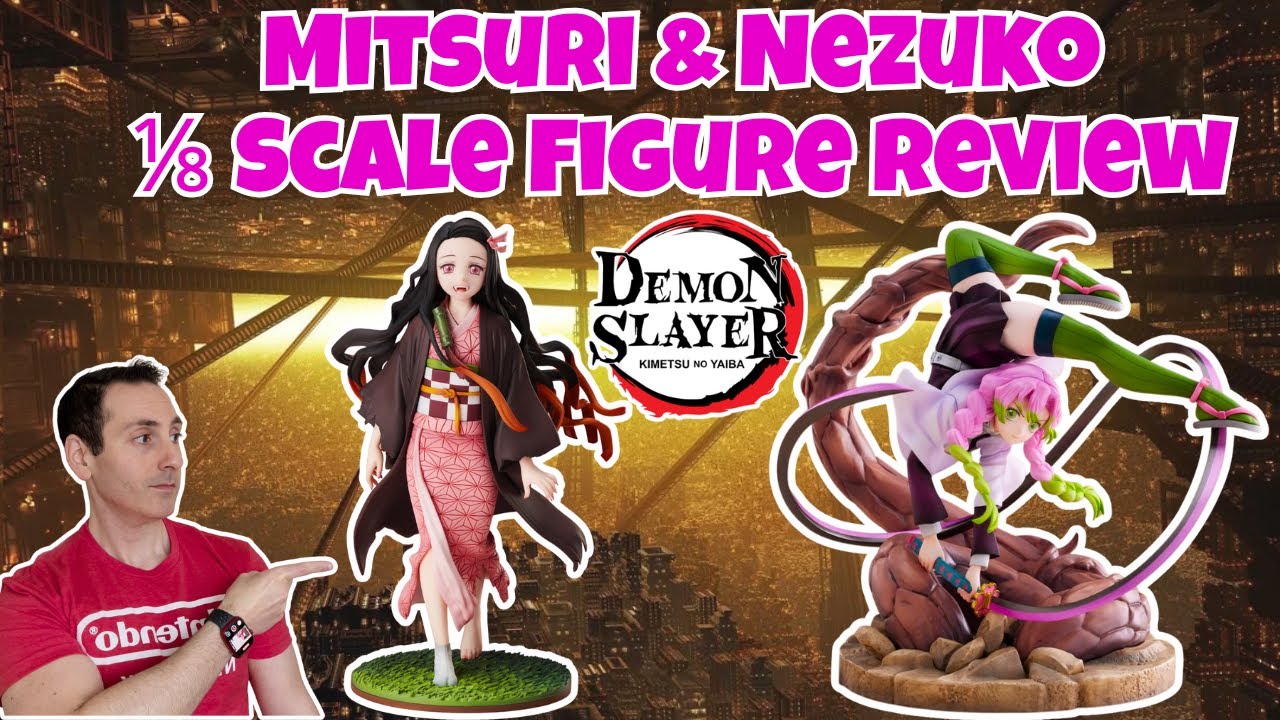 Mitsuri & Nezuko - Demon Slayer - 1/8 Scale Figures by Aniplex - Unboxing & Review [4k]