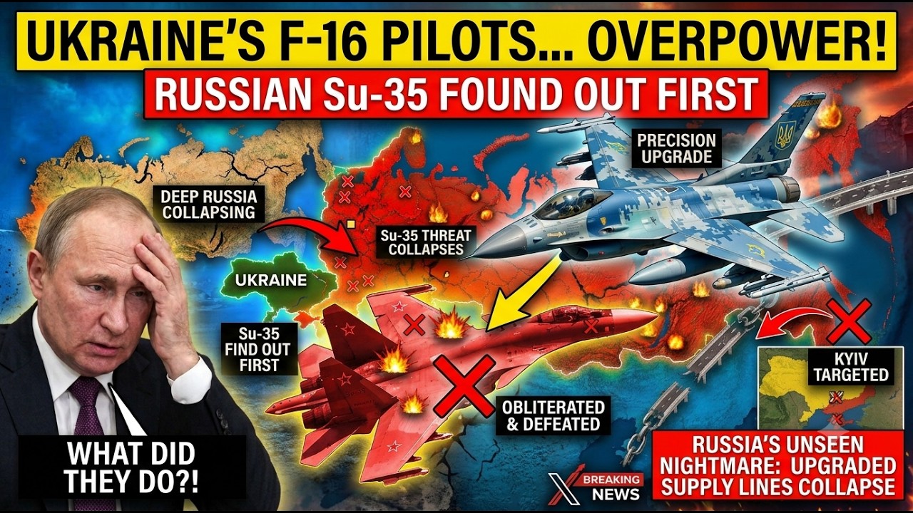 Ukraine's F-16 Pilots Just Found a New Way to OVERPOWER... Russian Su-35 Found Out FIRST