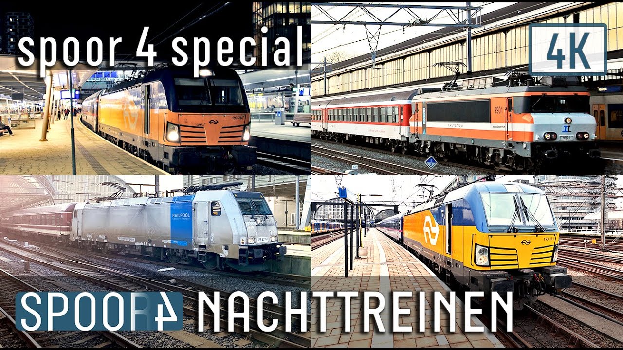 NACHTTREINEN van/naar NEDERLAND in 2022
