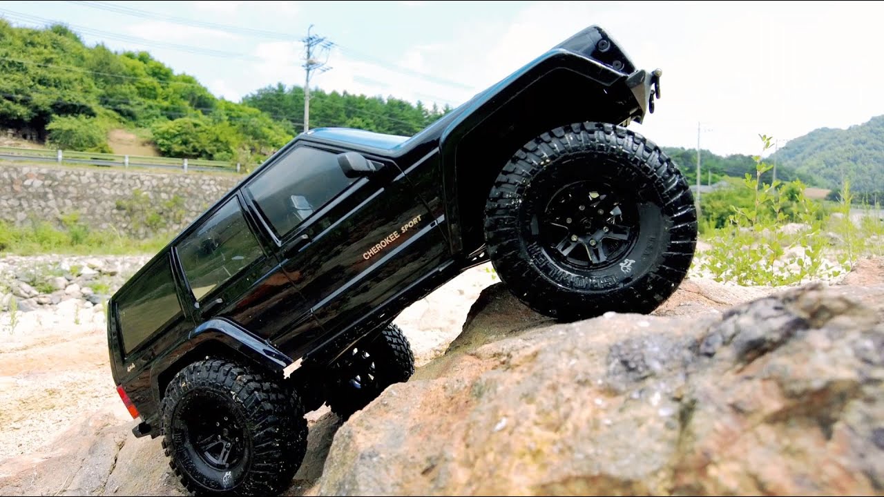 Rc Car 1/10 Scale SCX10 II Jeep XJ Cherokee Crawling