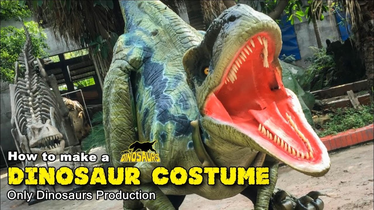 How to make a realistic dinosaur costume - 5 steps