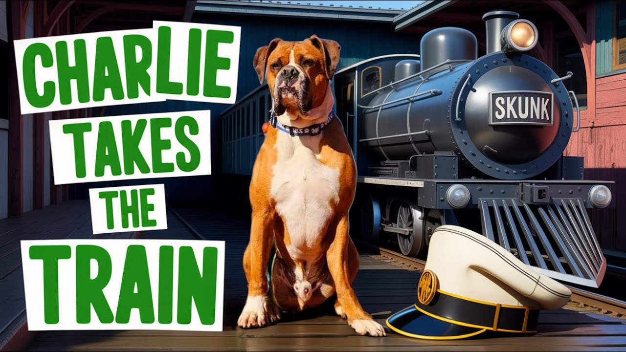 Charlie Rides The Skunk Train - Fort Bragg, CA