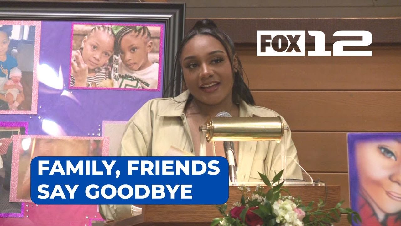Family, friends say goodbye to murdered Vancouver mother, daughter