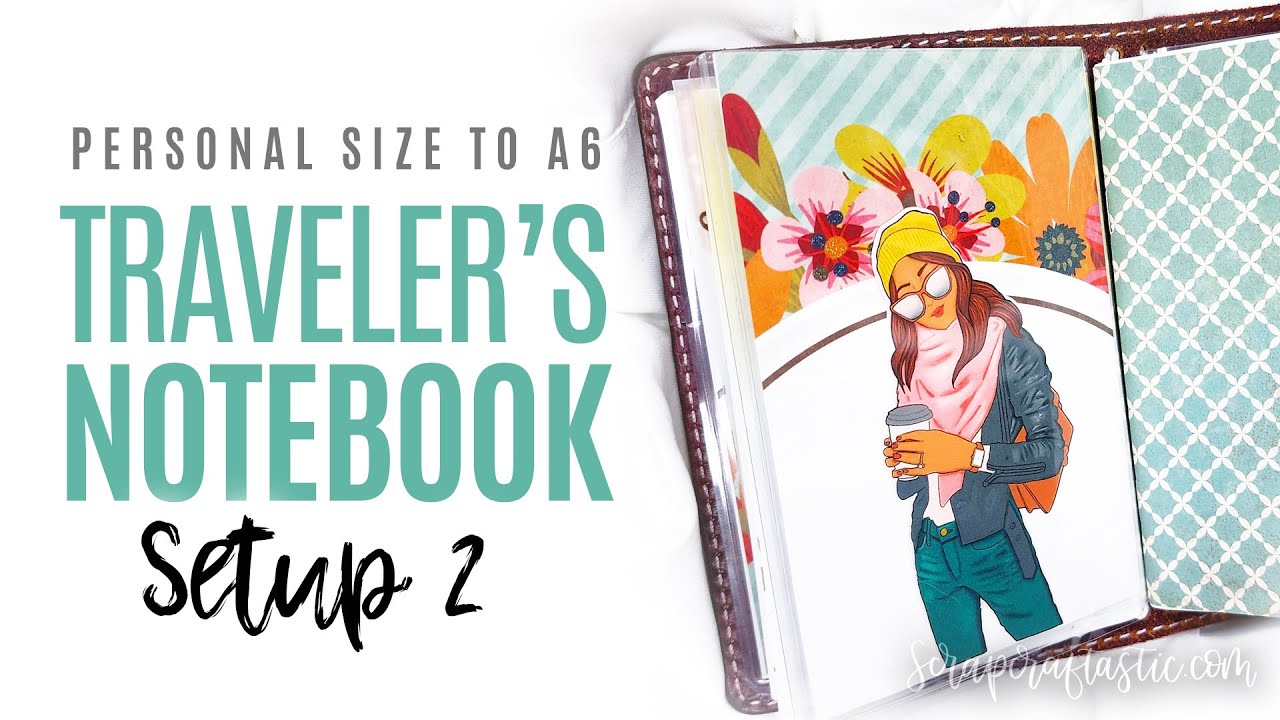 A6 TRAVELERS NOTEBOOK Setup with Fabulously Creative Digitals