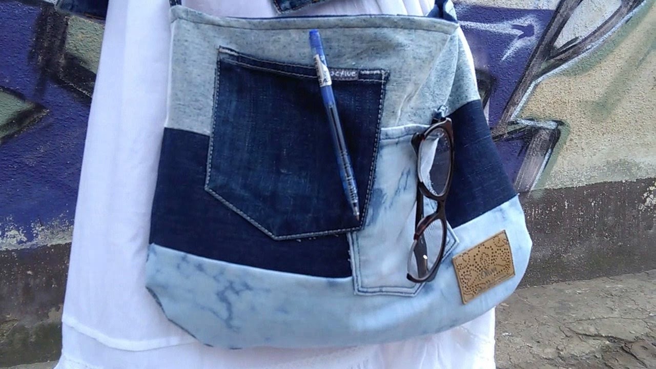 DIY torba ze starych jeansów :)