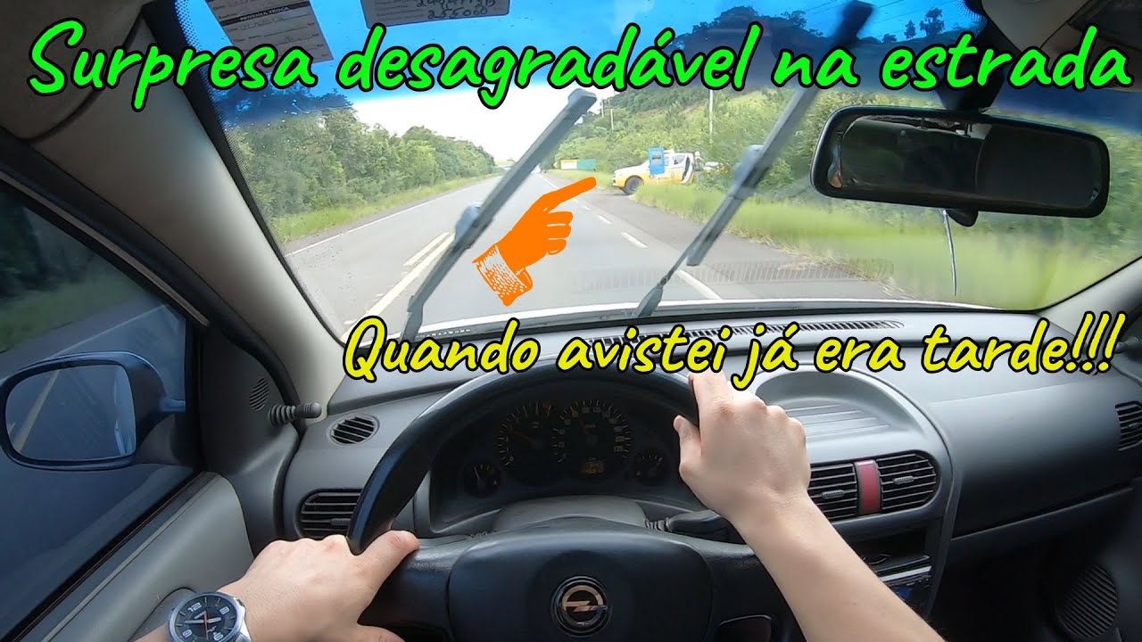 Surpresa desagradável na estrada - Espero que não chegue essa multa!!!