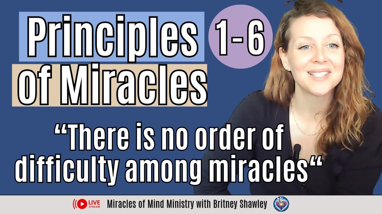 [1 to 6] Miracles are Natural and for All | ACIM Principles of Miracles