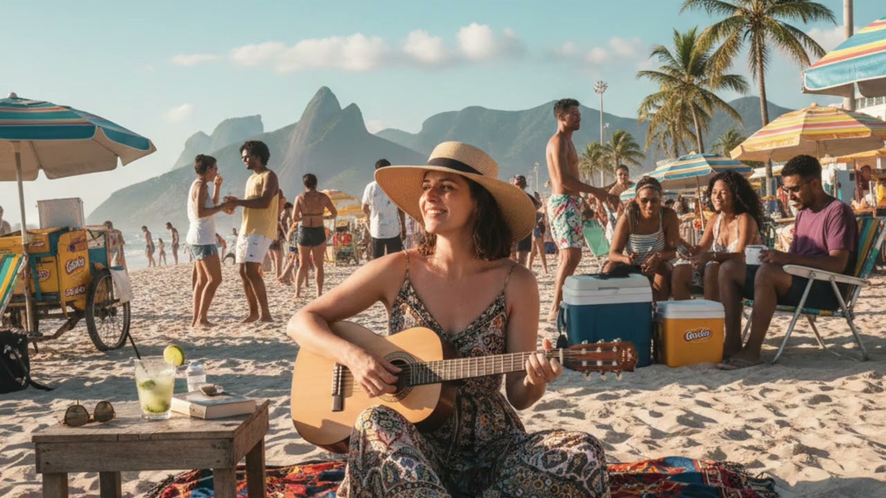 Bossa Nova do RIO DE JANEIRO | Vibe CARIOCA de Sol e Praia | Trabalho, Café da Manhã e Churrasco