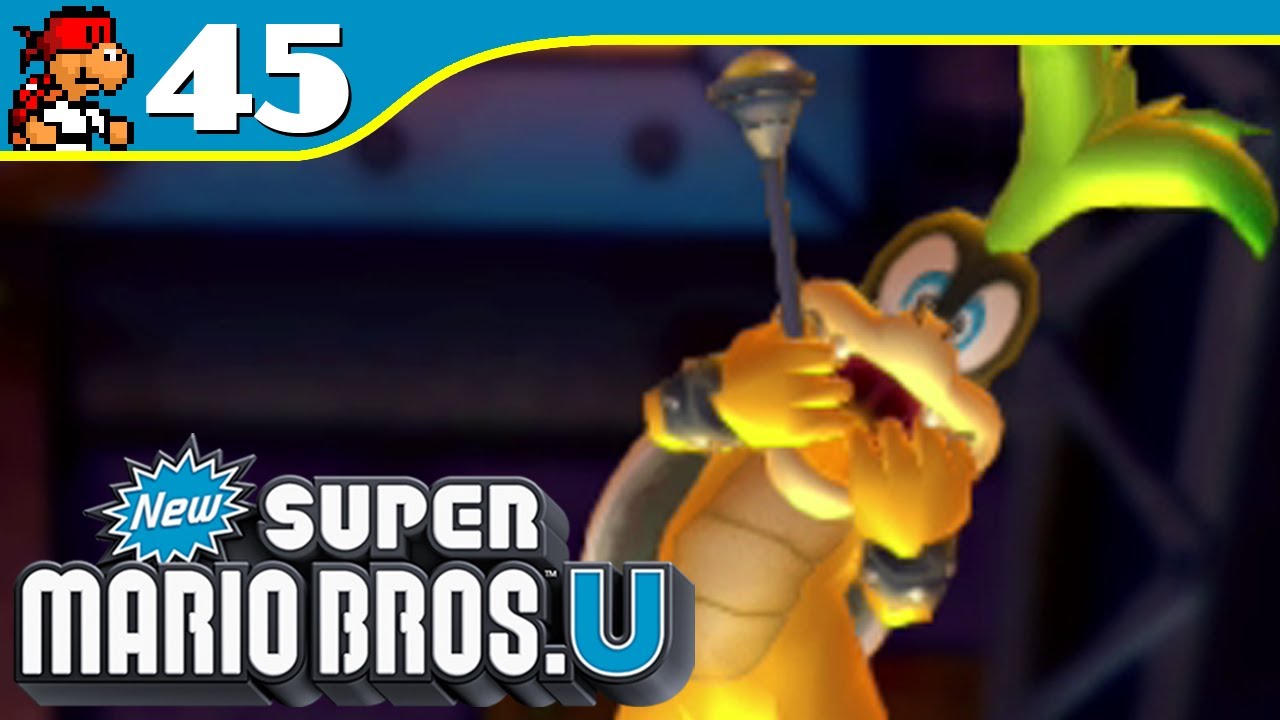 New Super Mario Bros. U | Iggy's Volcanic Castle - Soda Jungle-Castle - 45 (Wii U Walkthrough)