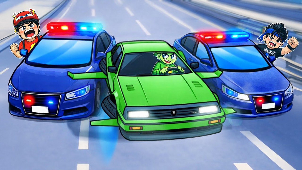 Fuir la POLICE grâce à une VOITURE VOLANTE dans GTA 5 !
