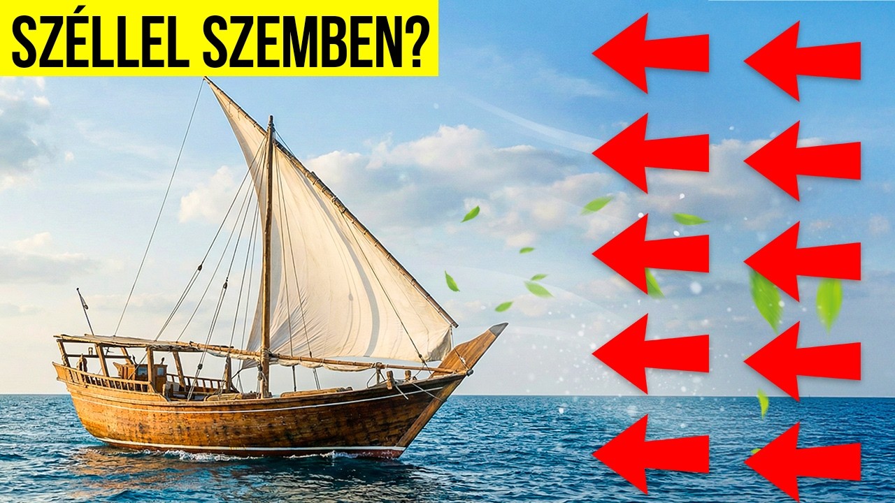 Hogyan K&eacute;pes Egy VITORL&Aacute;S Haladni a Sz&eacute;llel SZEMBEN?