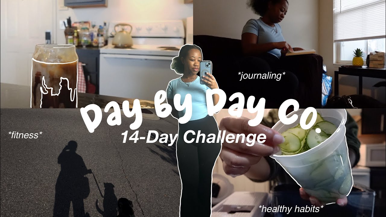 wellness diaries 🍵 BUILDING HEALTHY HABITS, journaling, studying, fitness journey, Day by Day Club