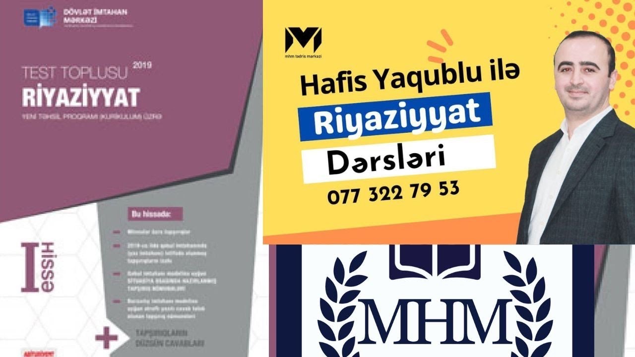 Test toplu. Natural ədədlər. Bütün sualların izahı (2-ci bölmə). Hafis Yaqublu. #miq #abituriyent
