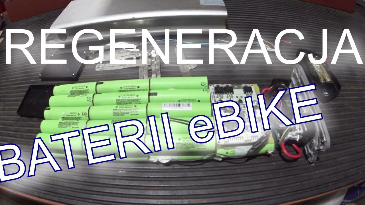 regeneracja baterii Ebike - lutowanie ogniw 18650
