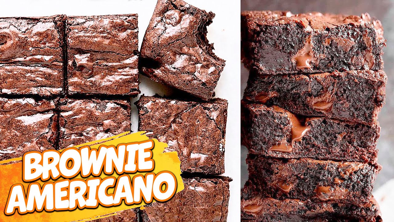 Receita ORIGINAL do Verdadeiro BROWNIE AMERICANO 🇺🇲