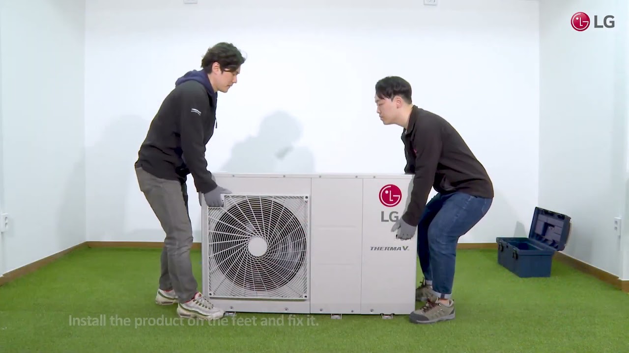 Tepelné čerpadlo LG Therma V R32 Monoblock - 1. krok, Instalace, chladivové propojení