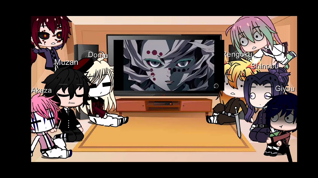 hashira+uppermoons react to demon slayer in 6 Minutes/part4/lazy at the end😅