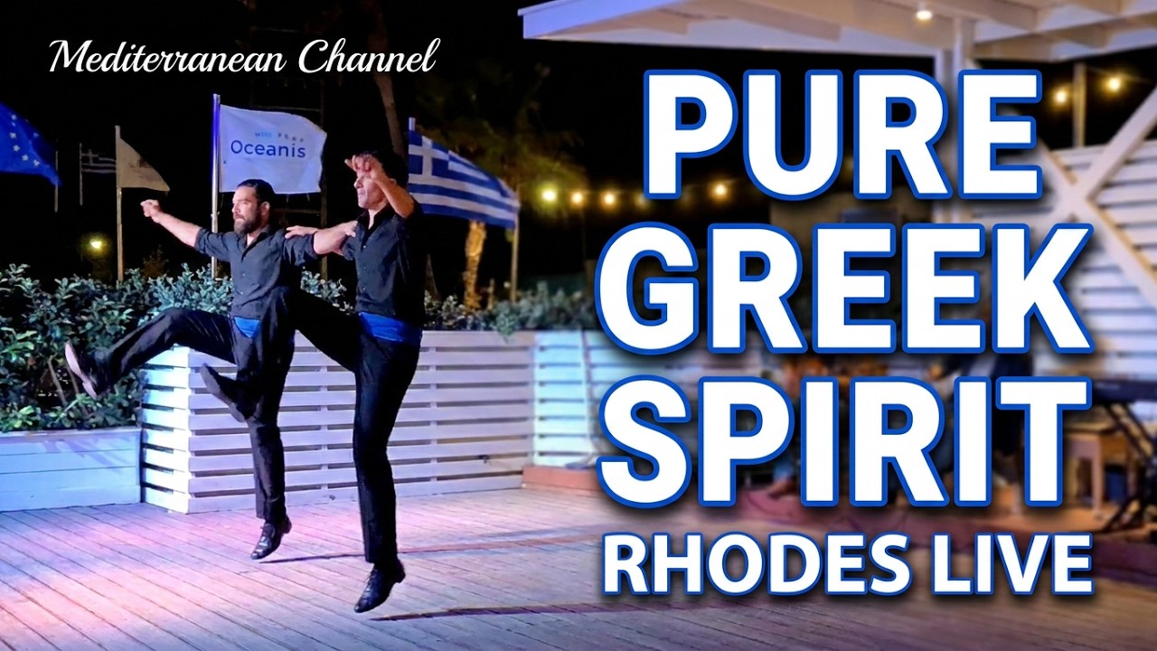 Pure Greek Spirit Sirtaki Dance Live in Rhodes 🇬🇷🔥