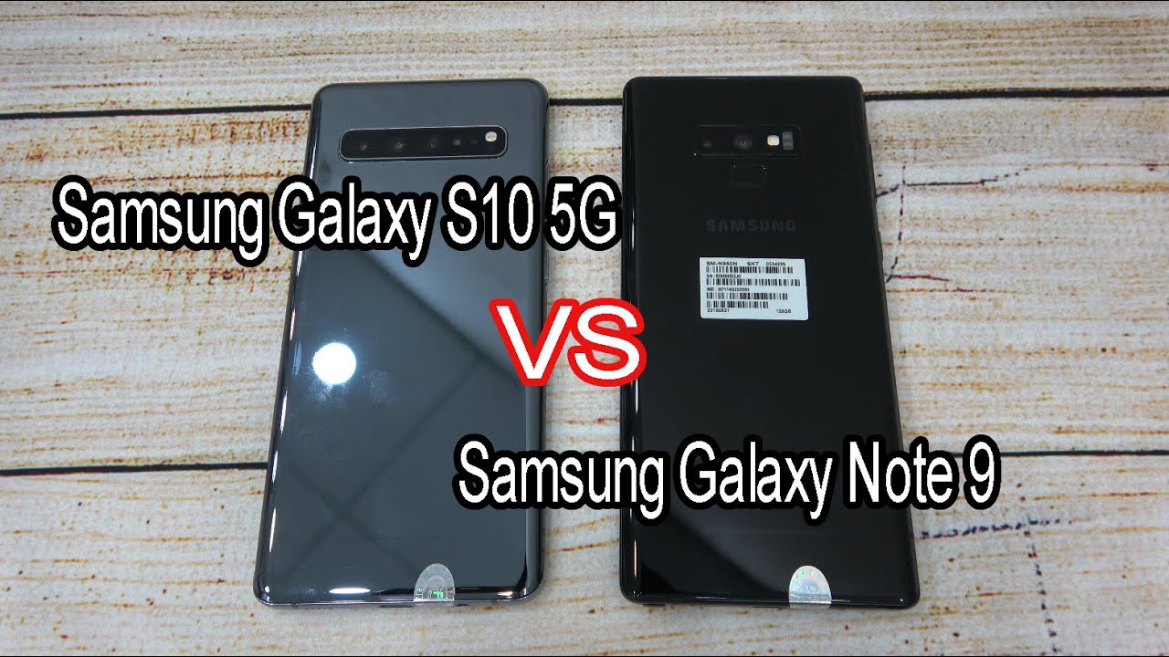 Samsung Galaxy S10 5G vs Samsung Galaxy Note 9 | SpeedTest and Camera comparison